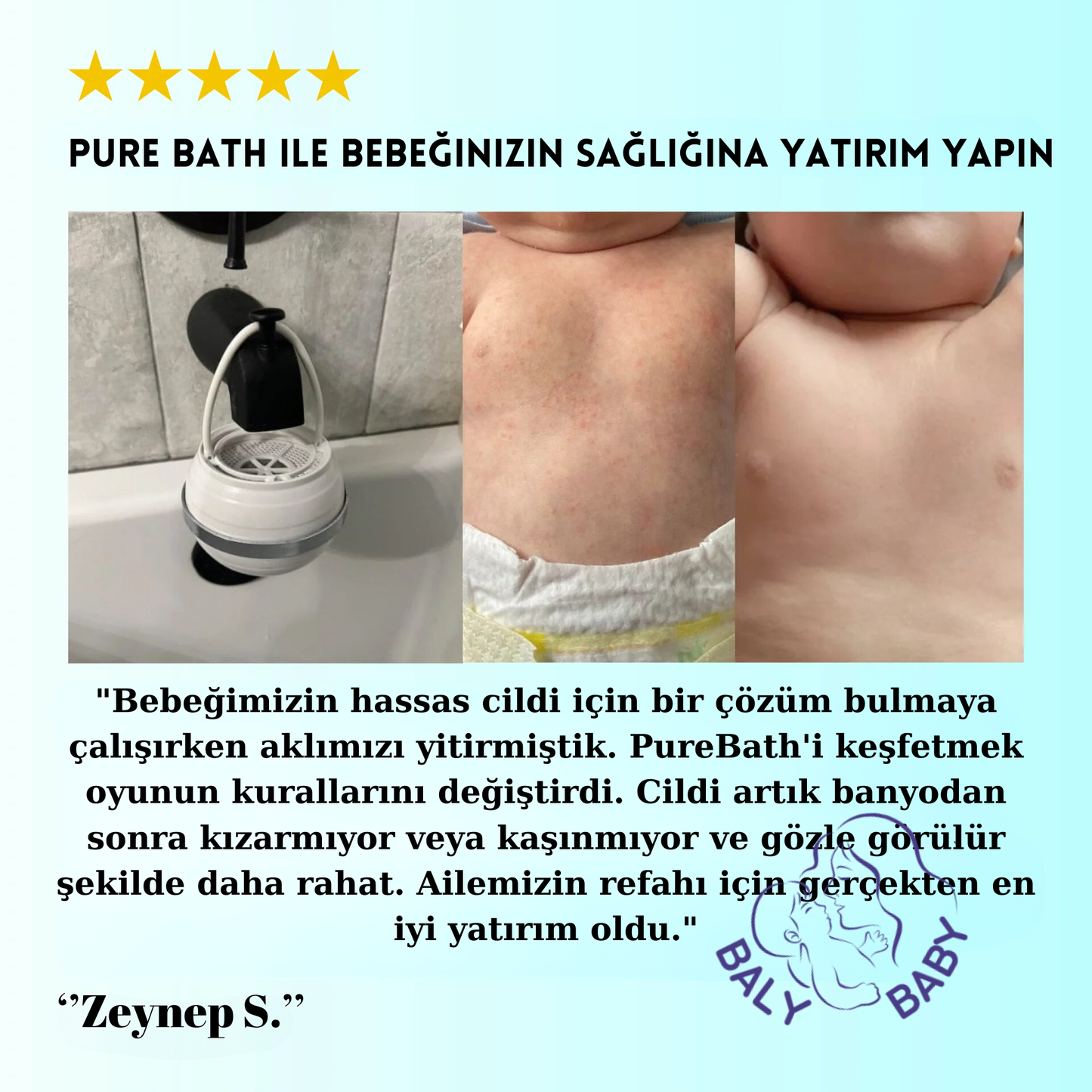 Baly™ Pure Bath Su Filtresi