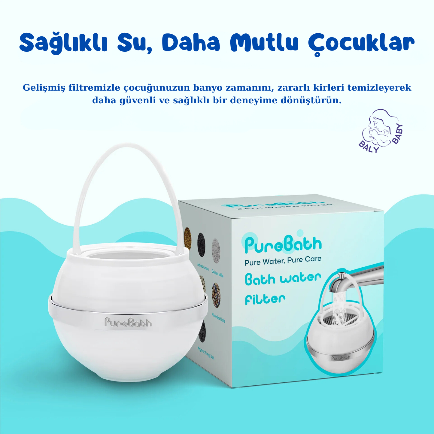 Baly™ Pure Bath Su Filtresi