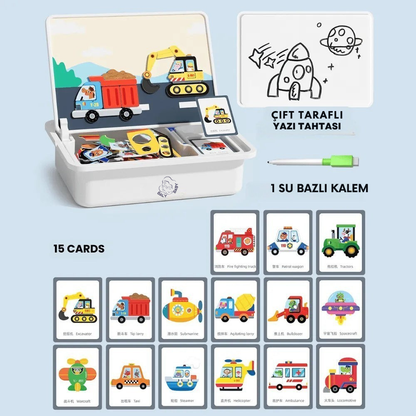Baly™ Çocuklar için Yaratıcı Manyetik Yapboz Seti