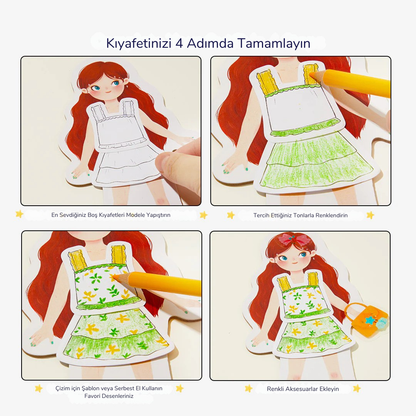 Yaratıcı Kostüm Kolaj Seti: Tatlım